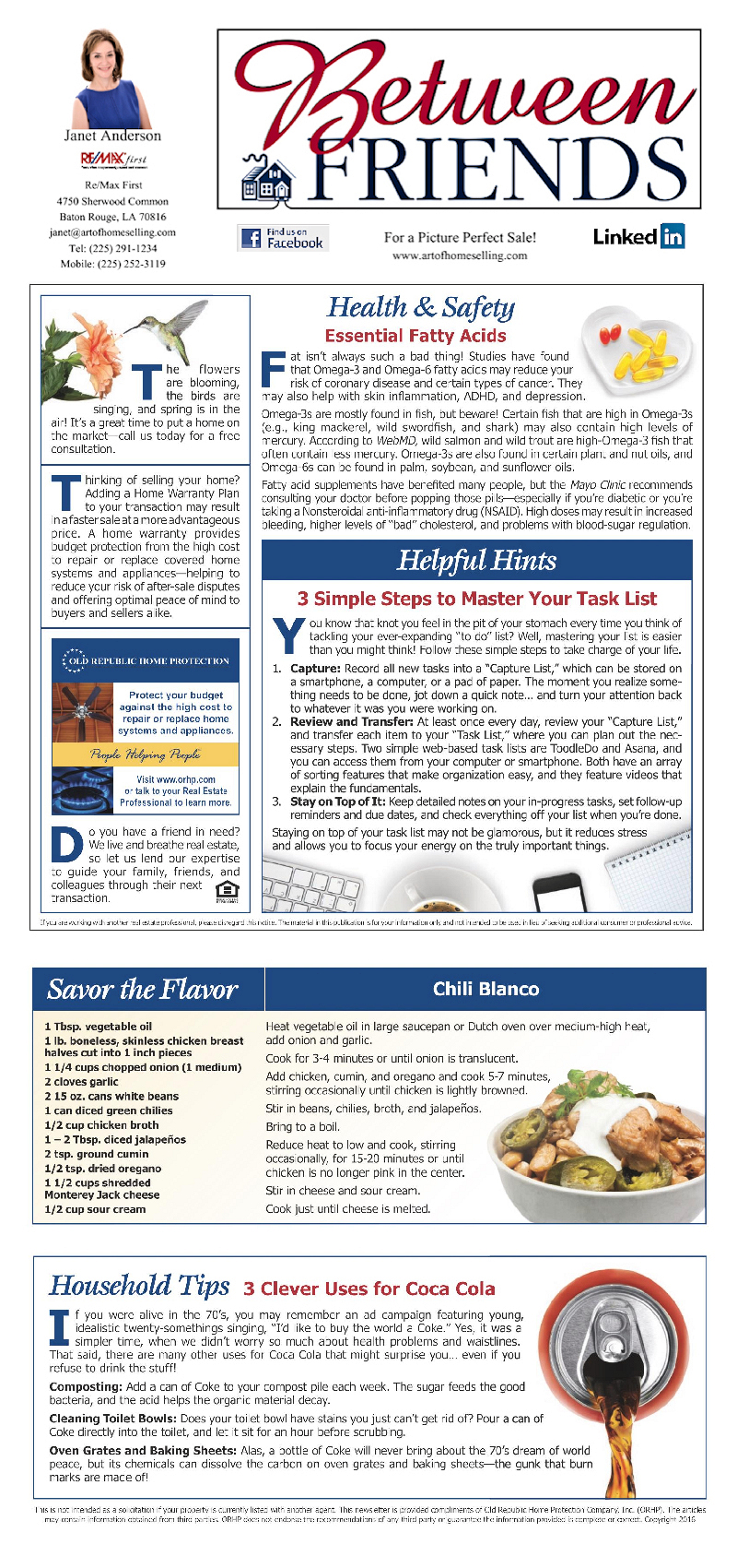 May2016 between Friends Newsletter